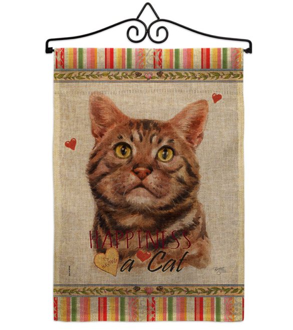 American Short Hair Happiness - Pets Nature Vertical Impressions Decorative Flags HG110147 Made In USA - Image 14