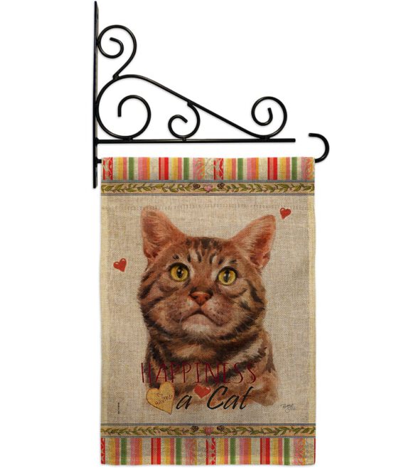 American Short Hair Happiness - Pets Nature Vertical Impressions Decorative Flags HG110147 Made In USA - Image 15