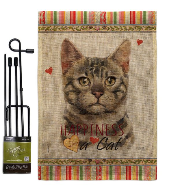Bengal Happiness - Pets Nature Vertical Impressions Decorative Flags HG110152 Made In USA - Image 12