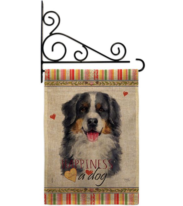 Bernese Mountain Happiness - Pets Nature Vertical Impressions Decorative Flags HG110153 Made In USA - Image 14