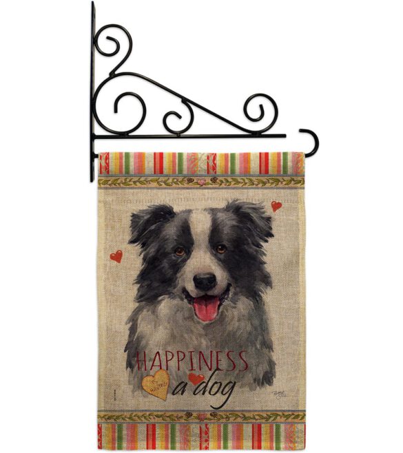 Border Collie Happiness - Pets Nature Vertical Impressions Decorative Flags HG110158 Made In USA - Image 14