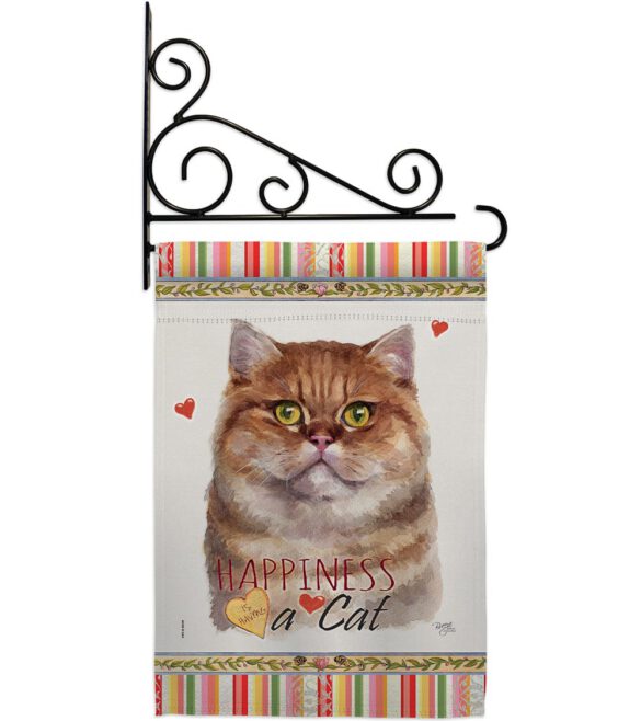 British Short Hair Happiness - Pets Nature Vertical Impressions Decorative Flags HG110161 Made In USA - Image 8