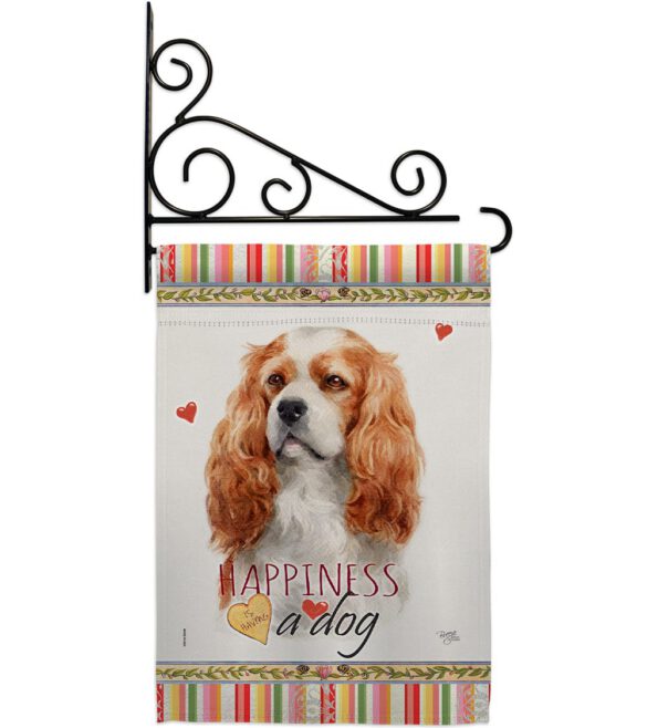 Cavalier King Spaniel Happiness - Pets Nature Vertical Impressions Decorative Flags HG110164 Made In USA - Image 8