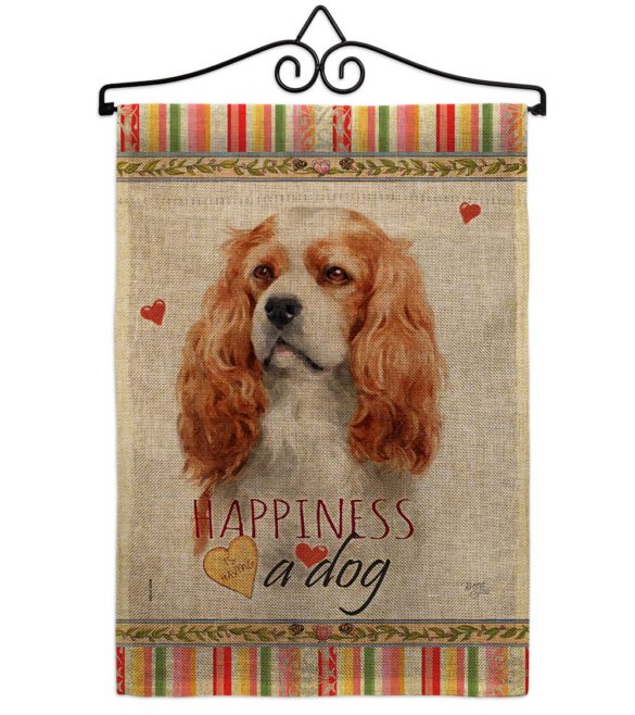 Cavalier King Spaniel Happiness - Pets Nature Vertical Impressions Decorative Flags HG110164 Made In USA - Image 13