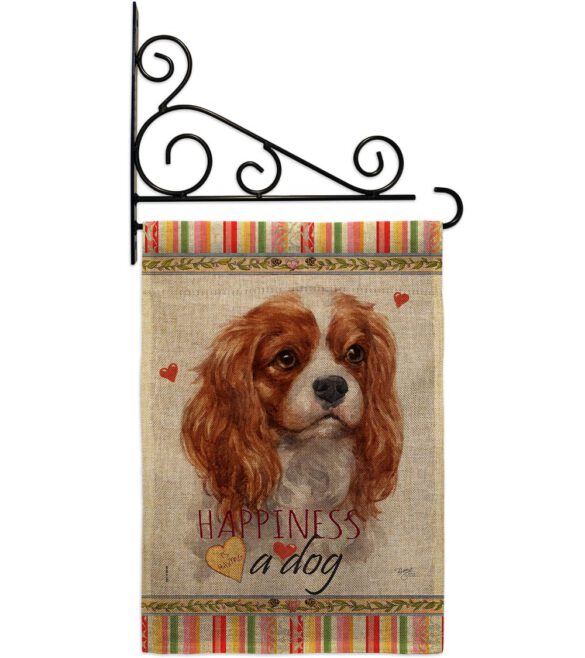 Charles Spaniel Happiness - Pets Nature Vertical Impressions Decorative Flags HG110165 Made In USA - Image 14