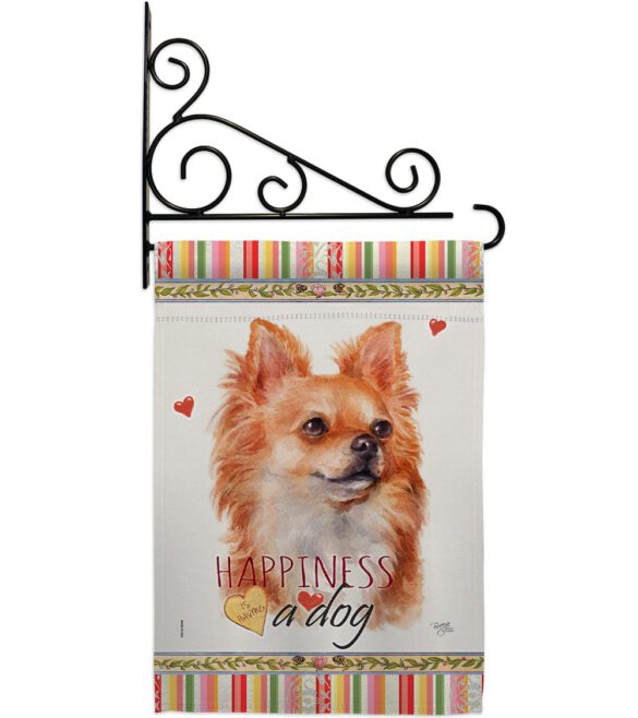 Brown Chihuahua Happiness - Pets Nature Vertical Impressions Decorative Flags HG110166 Made In USA - Image 8