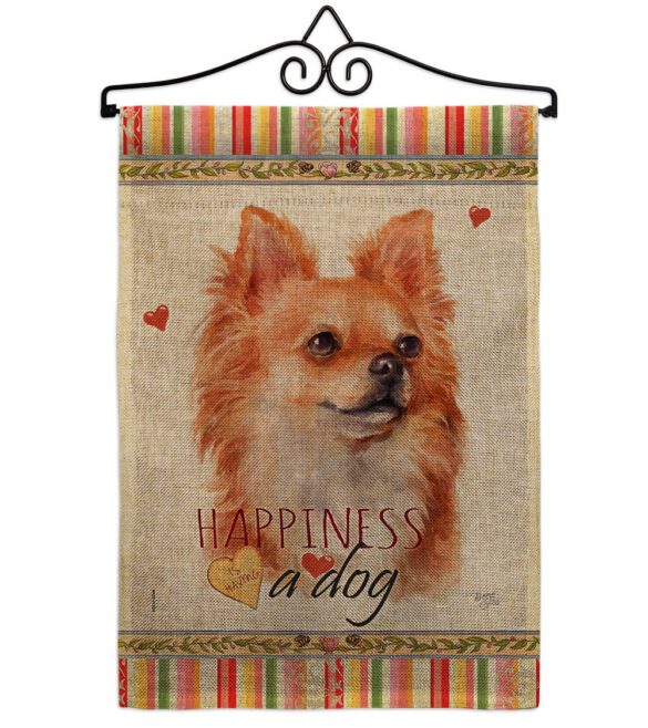 Brown Chihuahua Happiness - Pets Nature Vertical Impressions Decorative Flags HG110166 Made In USA - Image 13