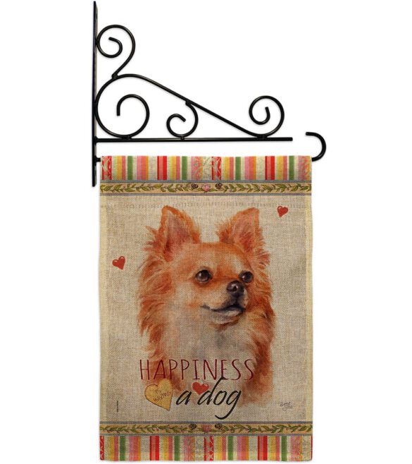 Brown Chihuahua Happiness - Pets Nature Vertical Impressions Decorative Flags HG110166 Made In USA - Image 14