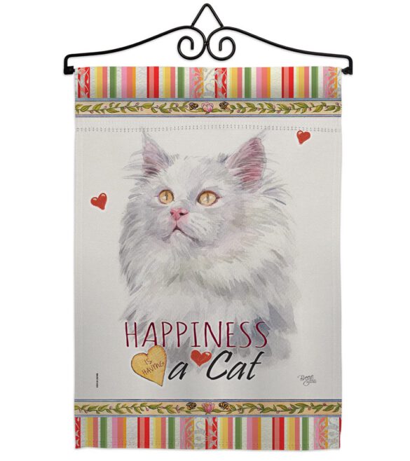 German Long Hair Happiness - Pets Nature Vertical Impressions Decorative Flags HG110173 Made In USA - Image 7