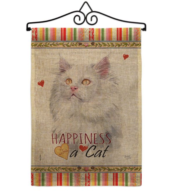German Long Hair Happiness - Pets Nature Vertical Impressions Decorative Flags HG110173 Made In USA - Image 13