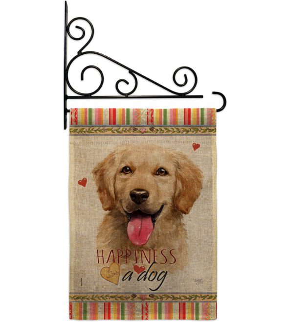 Golden Retriever Happiness - Pets Nature Vertical Impressions Decorative Flags HG110180 Made In USA - Image 14
