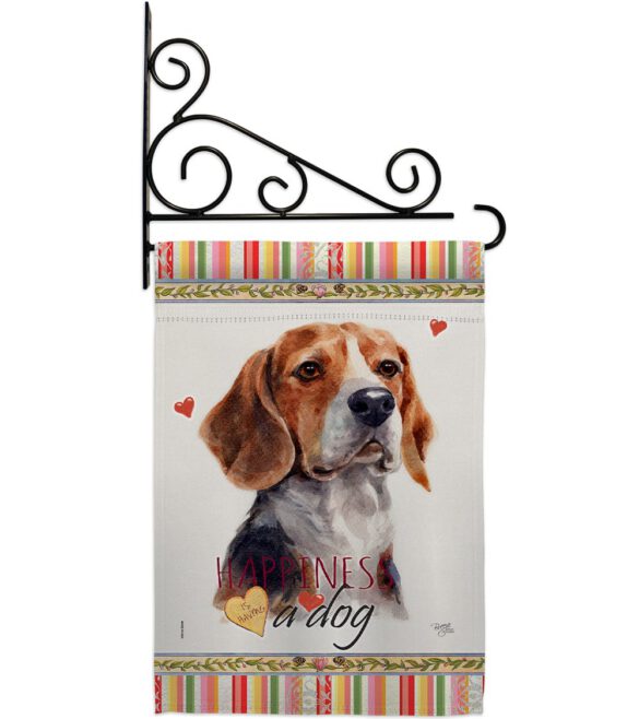 Beagle Hound Happiness - Pets Nature Vertical Impressions Decorative Flags HG110182 Made In USA - Image 8