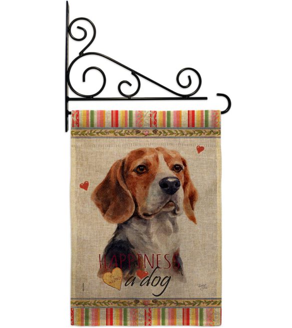 Beagle Hound Happiness - Pets Nature Vertical Impressions Decorative Flags HG110182 Made In USA - Image 14
