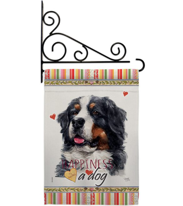 Bernese Cattle Happiness - Pets Nature Vertical Impressions Decorative Flags HG110183 Made In USA - Image 8