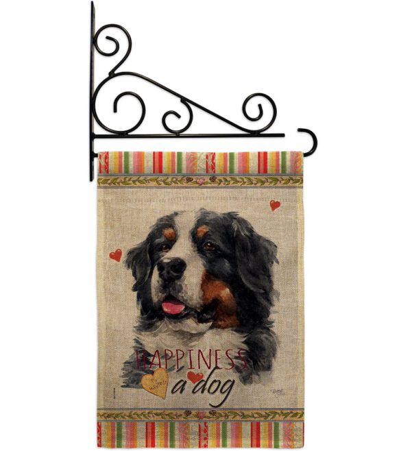 Bernese Cattle Happiness - Pets Nature Vertical Impressions Decorative Flags HG110183 Made In USA - Image 14