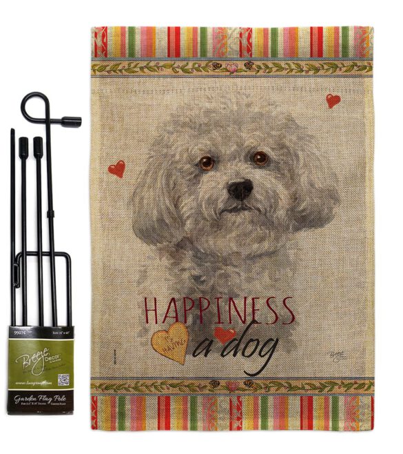 Bichon Frise Happiness - Pets Nature Vertical Impressions Decorative Flags HG110184 Made In USA - Image 12