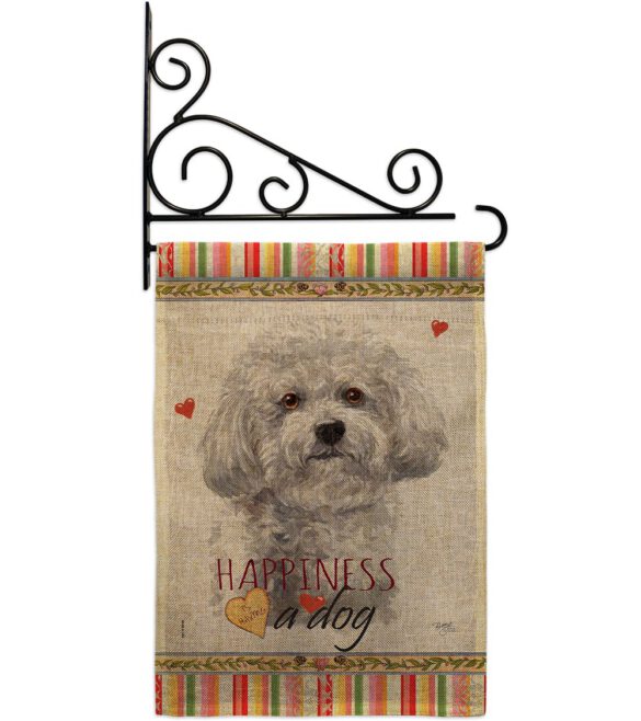 Bichon Frise Happiness - Pets Nature Vertical Impressions Decorative Flags HG110184 Made In USA - Image 14