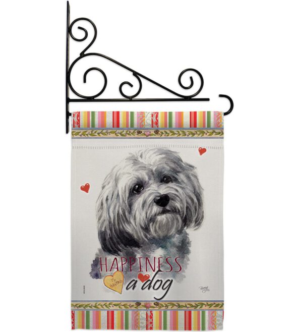 Havanese Happiness - Pets Nature Vertical Impressions Decorative Flags HG110185 Made In USA - Image 8