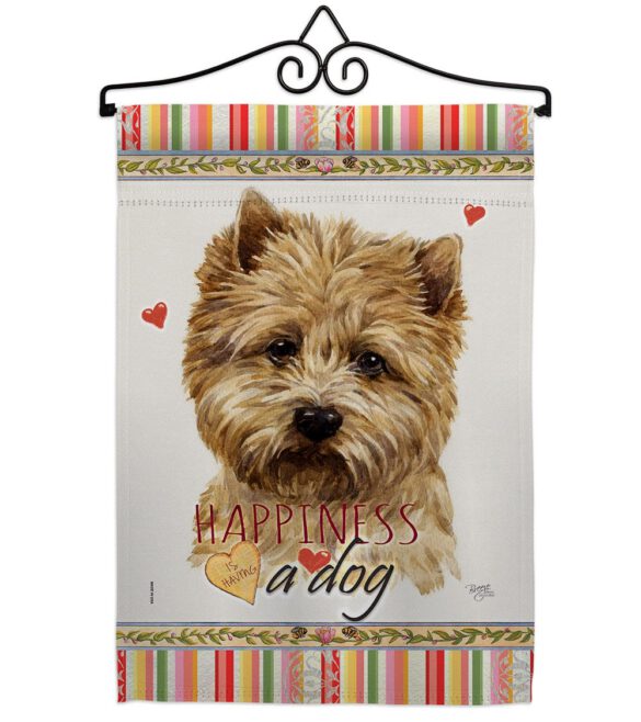 Cairn Terrier Happiness - Pets Nature Vertical Impressions Decorative Flags HG110189 Made In USA - Image 7