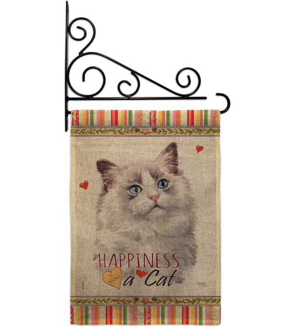 Bicolor Ragdoll Happiness - Pets Nature Vertical Impressions Decorative Flags HG110212 Made In USA - Image 14