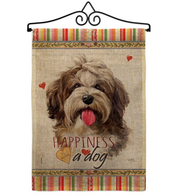Havanese Cuban Happiness - Pets Nature Vertical Impressions Decorative Flags HG110239 Made In USA - Image 13