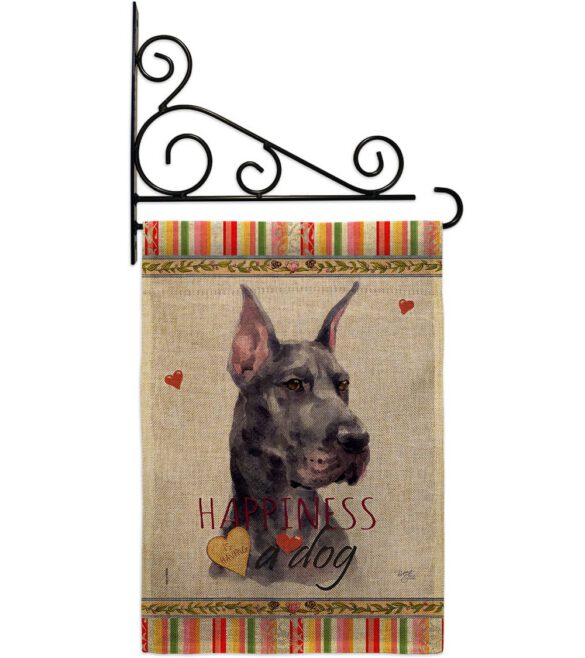 Cropping Black Great Dane Happiness - Pets Nature Vertical Impressions Decorative Flags HG110257 Made In USA - Image 18