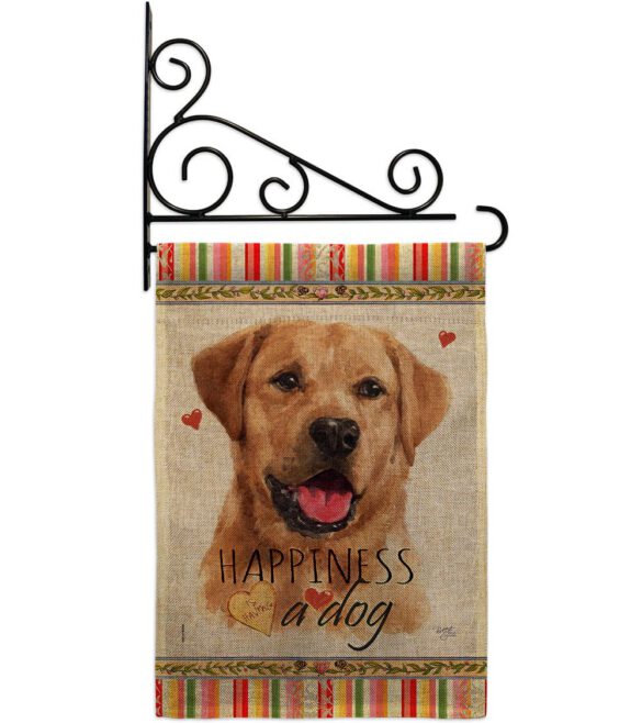 Golden Labrador Retriever Happiness - Pets Nature Vertical Impressions Decorative Flags HG110261 Made In USA - Image 18