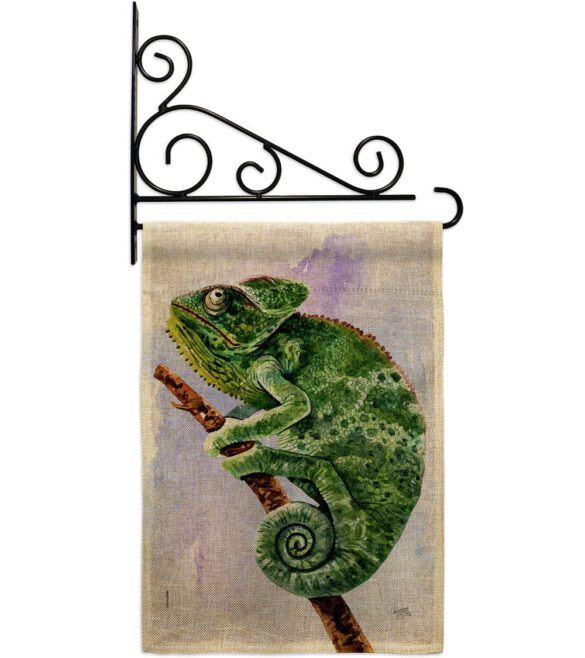 Chameleon - Pets Nature Vertical Impressions Decorative Flags HG110274 Made In USA - Image 18
