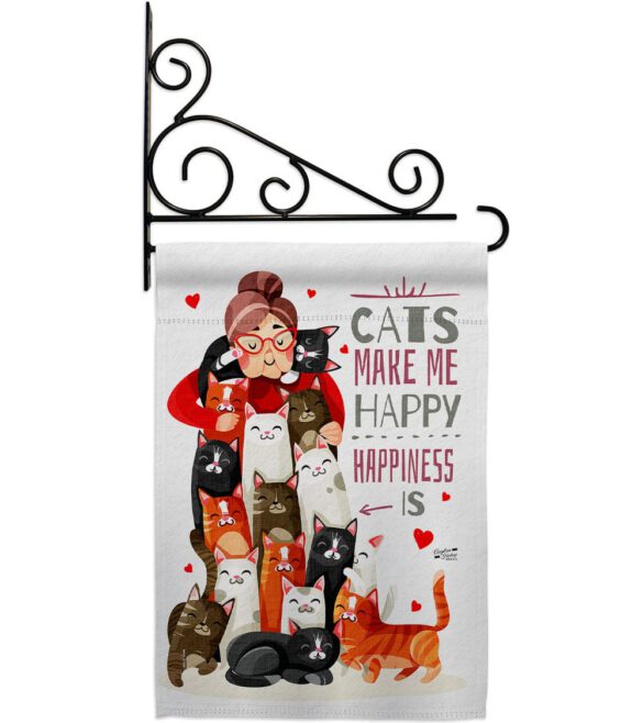 Crazy Cat Lady - Pets Nature Vertical Impressions Decorative Flags HG137512 Made In USA - Image 8