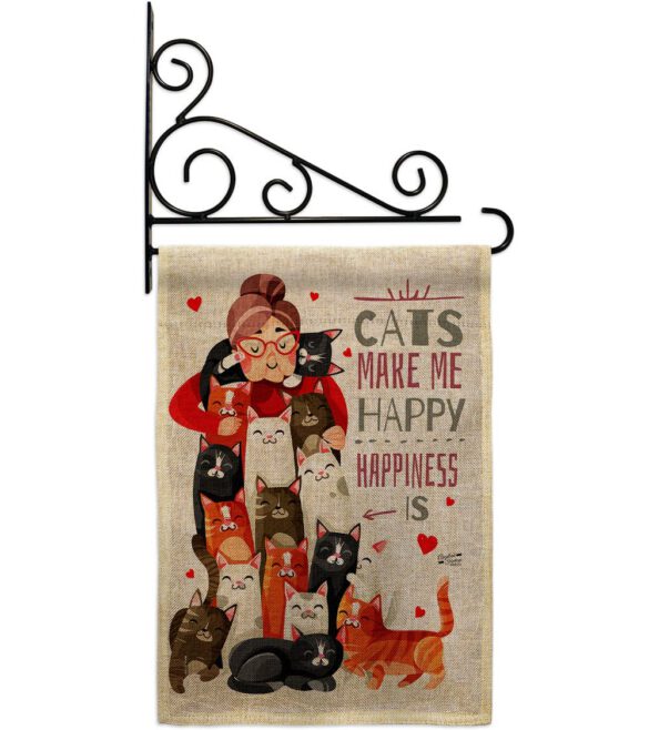 Crazy Cat Lady - Pets Nature Vertical Impressions Decorative Flags HG137512 Made In USA - Image 18