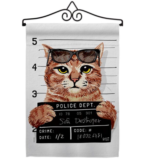 Bad Kitty - Pets Nature Vertical Impressions Decorative Flags HG137530 Made In USA - Image 8