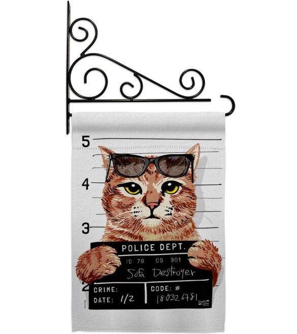 Bad Kitty - Pets Nature Vertical Impressions Decorative Flags HG137530 Made In USA - Image 9
