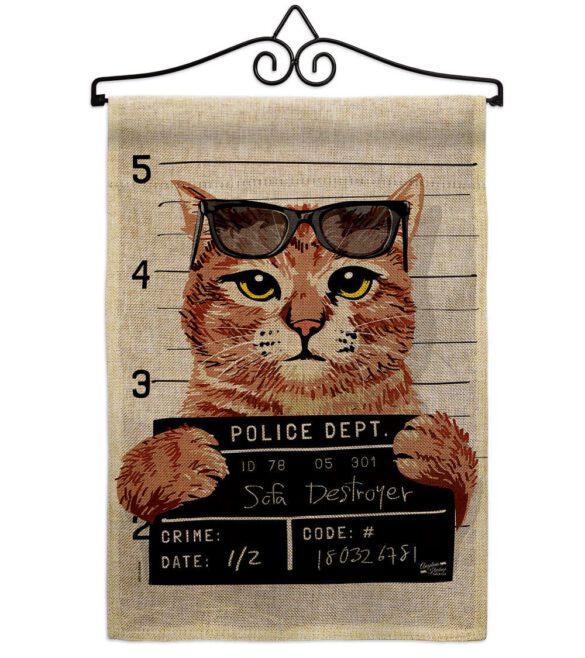 Bad Kitty - Pets Nature Vertical Impressions Decorative Flags HG137530 Made In USA - Image 18
