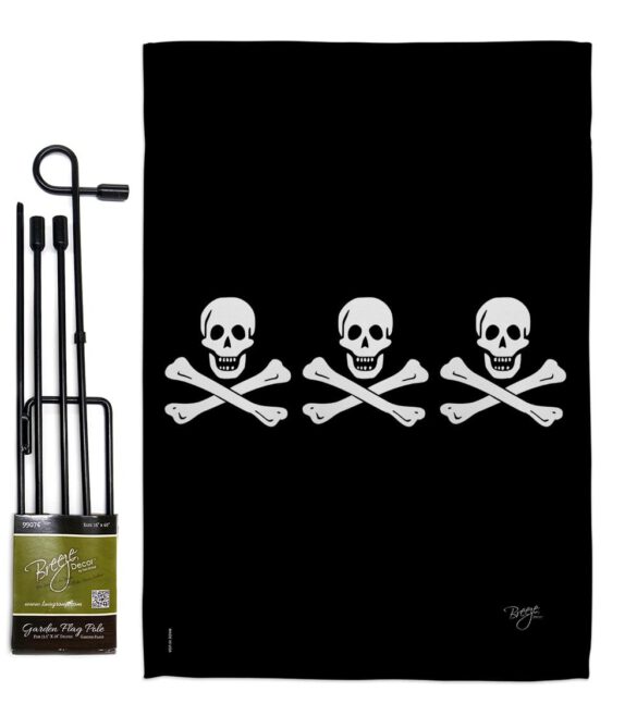 Christopher Condent's - Pirate Coastal Vertical Impressions Decorative Flags HG107033 Made In USA - Image 4