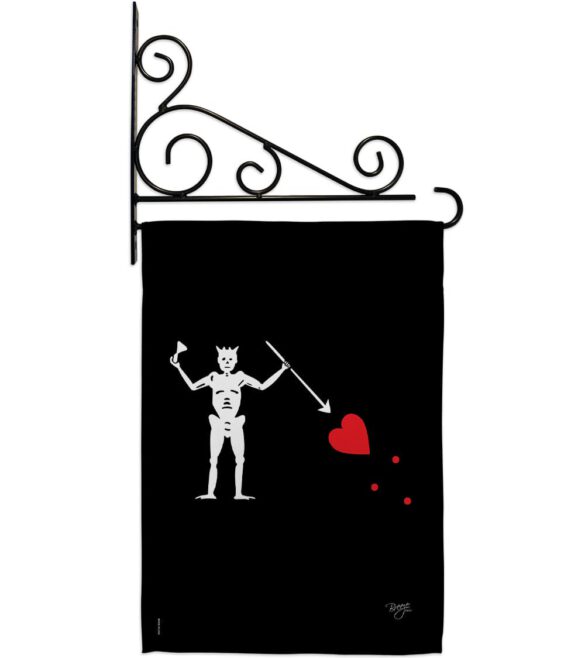 Blackbeard's - Pirate Coastal Vertical Impressions Decorative Flags HG107034 Made In USA - Image 11