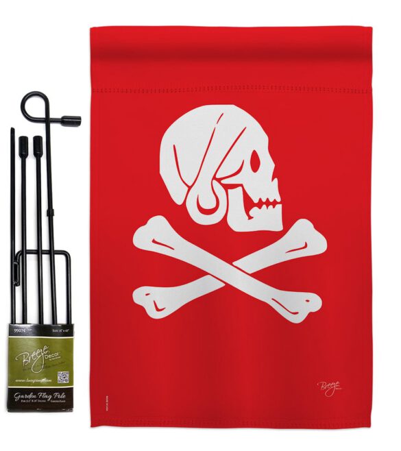 Henry Every - Pirate Coastal Vertical Impressions Decorative Flags HG107036 Made In USA - Image 4