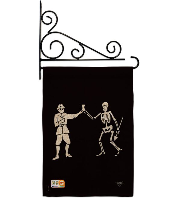 Bartholomew Roberts - Pirate Coastal Vertical Impressions Decorative Flags HG107040 Made In USA - Image 13