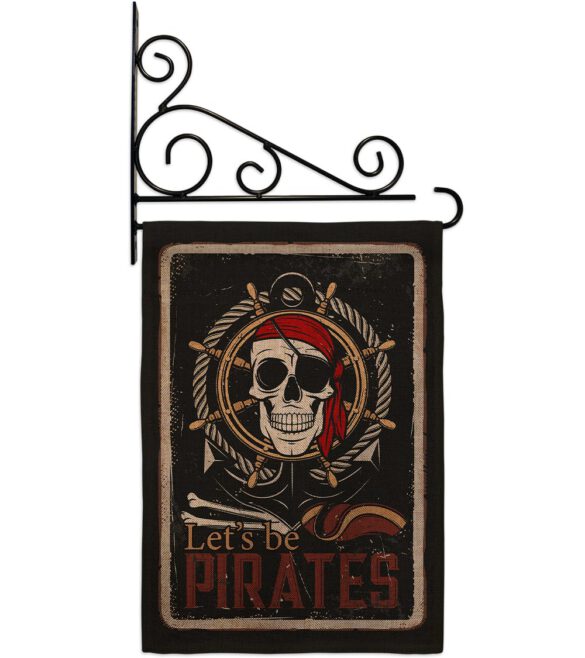 Be Pirates - Pirate Coastal Vertical Impressions Decorative Flags HG137319 Made In USA - Image 15