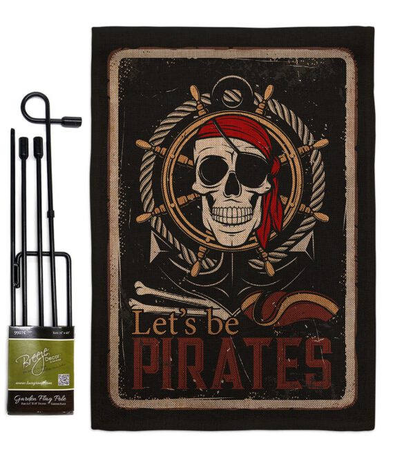 Be Pirates - Pirate Coastal Vertical Impressions Decorative Flags HG137319 Made In USA - Image 13
