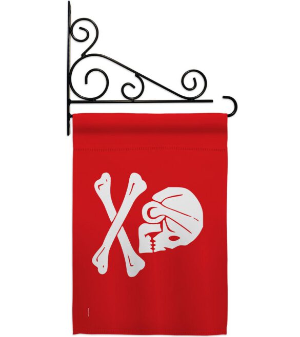 Henry Every Red - Pirate Coastal Impressions Decorative Flags HG141093 Made In USA - Image 4