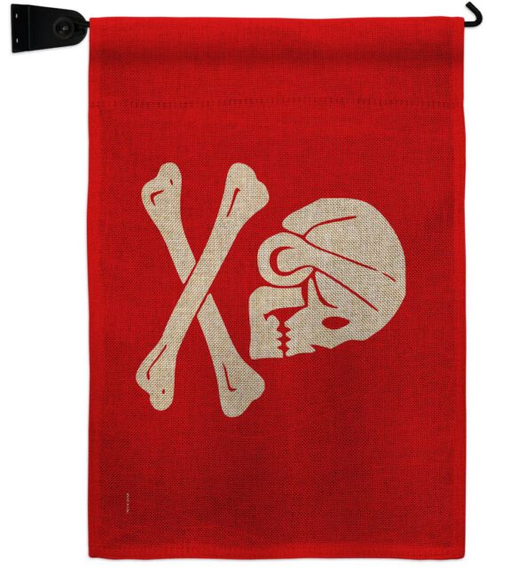 Henry Every Red - Pirate Coastal Impressions Decorative Flags HG141093 Made In USA - Image 17