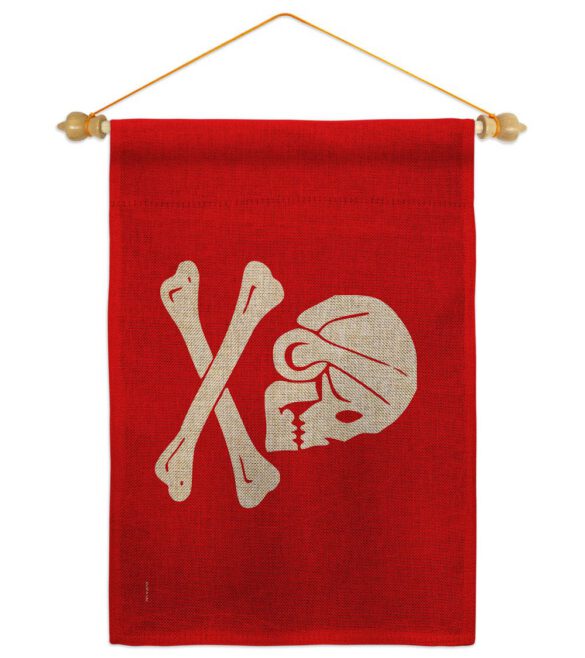 Henry Every Red - Pirate Coastal Impressions Decorative Flags HG141093 Made In USA - Image 18