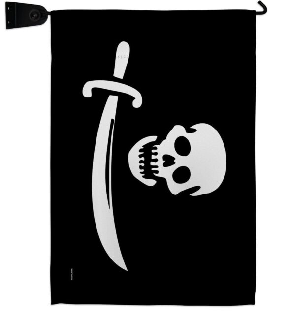 Early Bartholomew Roberts - Pirate Coastal Impressions Decorative Flags HG141193 Made In USA - Image 5