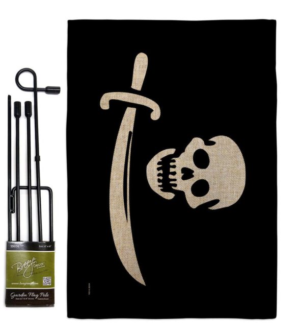 Early Bartholomew Roberts - Pirate Coastal Impressions Decorative Flags HG141193 Made In USA - Image 14
