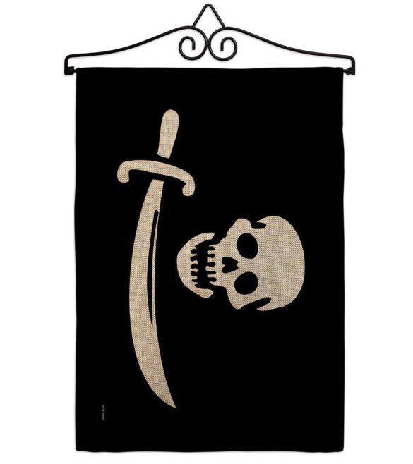Early Bartholomew Roberts - Pirate Coastal Impressions Decorative Flags HG141193 Made In USA - Image 15