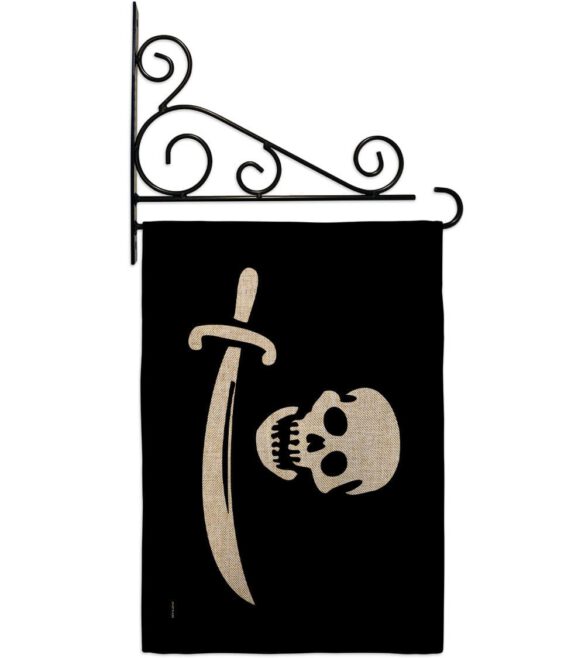 Early Bartholomew Roberts - Pirate Coastal Impressions Decorative Flags HG141193 Made In USA - Image 16
