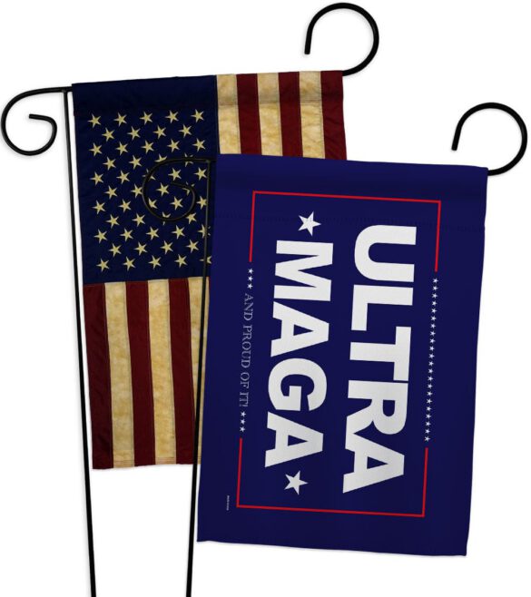 Blue Ultra Maga - Patriotic Americana Horizontal Impressions Decorative Flags HG170274 Made In USA - Image 7