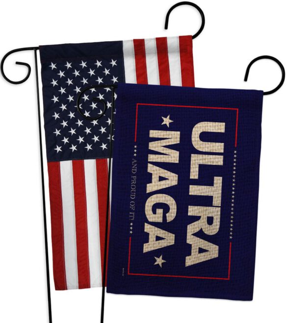 Blue Ultra Maga - Patriotic Americana Horizontal Impressions Decorative Flags HG170274 Made In USA - Image 30