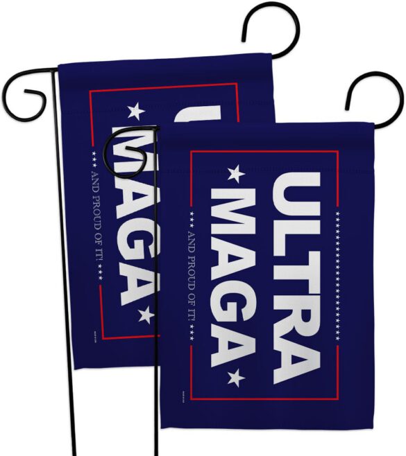 Blue Ultra Maga - Patriotic Americana Horizontal Impressions Decorative Flags HG170274 Made In USA - Image 11