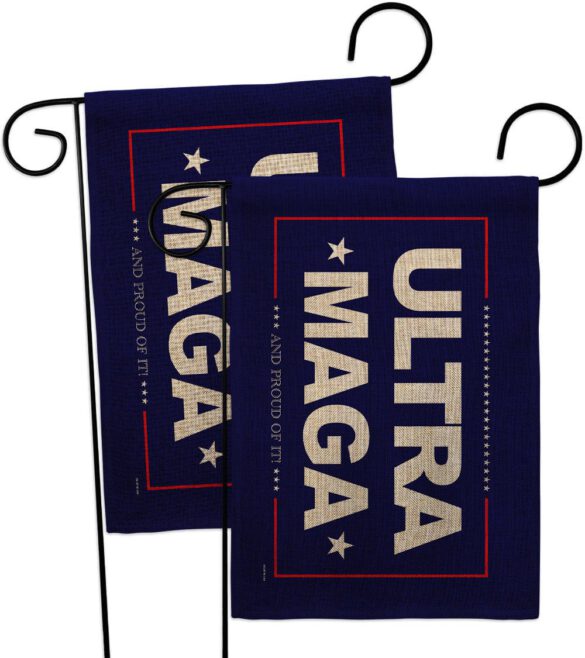 Blue Ultra Maga - Patriotic Americana Horizontal Impressions Decorative Flags HG170274 Made In USA - Image 32